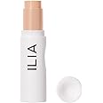ILIA - Skin Rewind Complexion Stick - Foundation + Concealer + Skincare | Non-Toxic, Vegan, Cruelty-Free, Clean Makeup (6N - Aspen, 0.35 oz | 10 g)