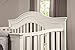 DaVinci Brook 4-in-1 Convertible Crib with Toddler Bed Conversion Kit in White, Greenguard Gold Certified