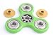 WeFidget's Original Gold Button Standard EDC Fidget Spinner, Relieve your Stress, Anxiety, ADHD (Green)