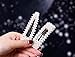 Beautifultracy 5 Pieces Hair Barrettes Hair Pins Decorative Wedding Bridal Artificial Pearl Hairpins Handmade Bridesmaid Hair Clips Hair Accessories for Women Ladies Girls