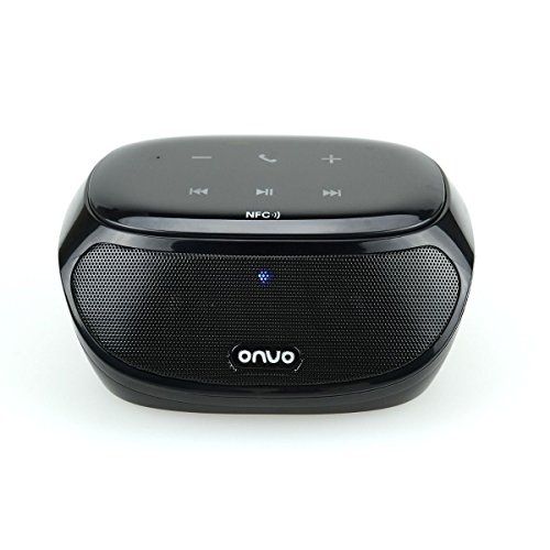 ONVO AJ-81 Black Portable Wireless Bluetooth 4.0 Speaker Powerful Sound for Apple & Other Smartphone Devices
