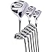 Pinemeadow Men's PGX Golf Set-Driver, 3 Wood, Hybrid, 5-PW Irons (Regular Flex)