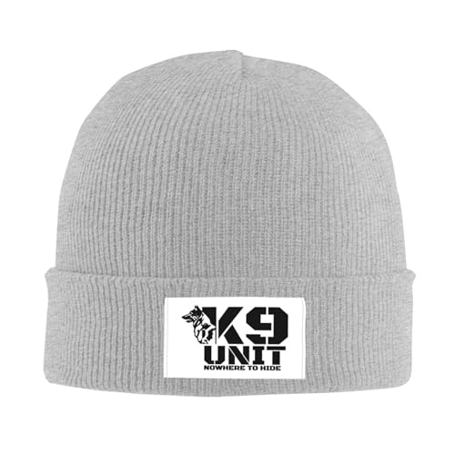 Beanie Hat K-9 Unit Police Dog Skull Cap Thin Soft