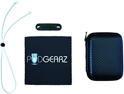 PODGEARZ Apple Airpods Accessories Bundle - Includes Protective Travel Case For Airpods, Airpods Straps, Cleaning Towel, and Cable Fastener