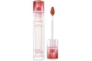 CLIO PROFESSIONAL CLIO CRYSTAL GLAM TINT (020 VANILLA APPLE), Glossy Finish, Lightweight, Weightless, Buildable, Glass-Like, Smoothing, Long-Lasting, Vivid, Transparent, Shiny, Moisturizing Lip Stain, Korean Lip Tint