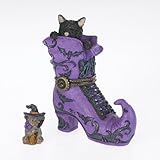 Boyds 2013 1st Edition Holiday Treasure Box - Tabitha's Boot with Witchie McNibble