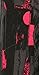 Otomix Men's Midnight Lazer Baggy Workout Pants (Black Red)