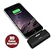 iWALK Link Me® 3000mAH Rechargeable Docking Case Friendly Backup Battery for Apple iPhone 6 6 Plus 5s 5c 5 iPad and iPods and all devices with Lightning port - Black