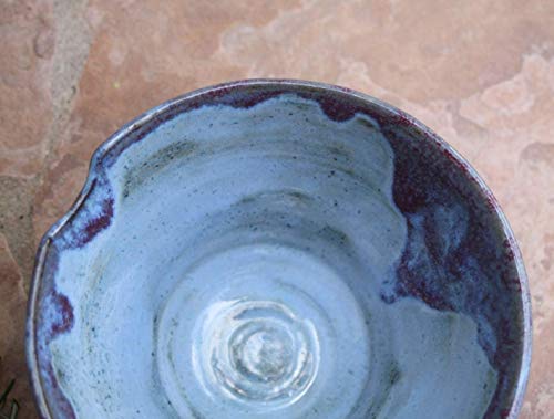 Black Clay Soup Bowl, handmade pottery dinnerware dish