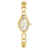 Titan Women's Raga Gold Metal Jewellery Bangle Design, Bracelet Clasp, Quartz Glass, Water Resistant Analog Wrist Watch