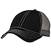 Low Profile Structured Trucker Cap-Black Grey