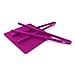 Chic Chef (Magenta) Serving Set - Includes 2 Food Tongs and Free Silicone Trivet Mat with Your Order! Limited Time Offer! Great for Summer BBQ, Salads and Picnics!