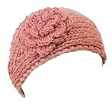 Wrapables Hand Knit Floral Headband