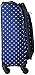 Kenneth Cole Reaction Dot Matrix Lightweight Expandable 4-Wheel Spinner Luggage, Navy, 20-Inch Carry On