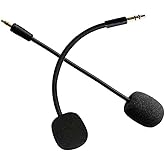 Turtle Beach Mic Replacement - 2 PCS 3.5mm Detachable Game Microphone Boom for Turtle Beach Xbox One 400 420x 450 500p 520 Re
