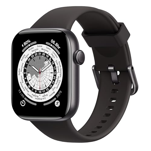 Smart Watch for Men Women, Bluetooth Calling, 1.85" HD Touch Screen Fitness Tracker, 140+ Sports Modes, Heart Rate Sleep Monitor, DIY Dial, IP68 Waterproof, Compatible with Android & iOS(Radiant) by AcclaFit - Used condition - CA$28.11