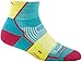 Darn Tough 1798 Women's Merino Wool 1/4 Sock Light Cushion, Teal, Medium (7.5-9.5)