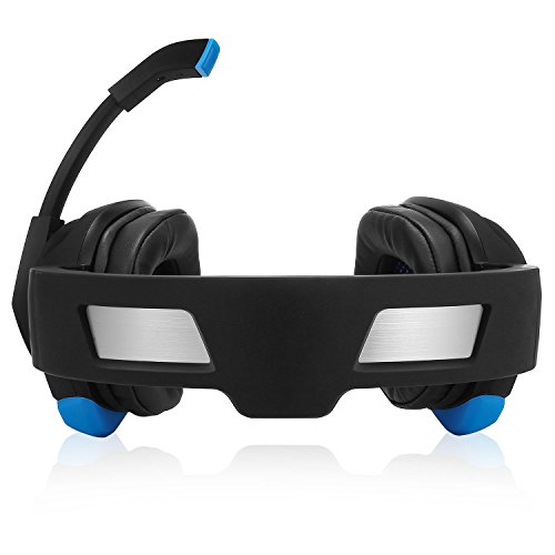 Gaming Headset Headphones for PS4, Xbox One, PC, Nintendo Switch with Microphone, LED Lights, Noise Cancelling, Volume Control - PUBG, Halo 5