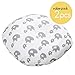 Water Resistant Removable Cover for Newborn Lounger | Value 2-Pack | Compatible with Boppy Newborn Lounger | Unisex Animal Designs | Premium Quality Soft Wipeable Fabric | Great Baby Shower Gift