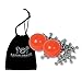 Ramini Brands Classic Ball and Metal Jacks Game Set with Velvet Carry Pouch and User's Guide