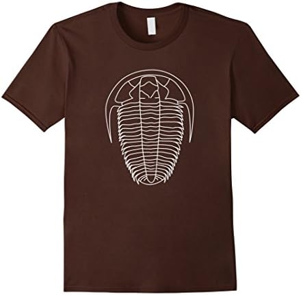 Men's Trilobite T-Shirt, Fossil Shirt, Geology Geologist Rockhound XL Brown