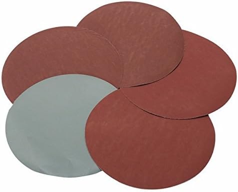 CynKen 50pcs 180mm 7 Inch 800-2000 Grit Sandpapers Sand Discs Sanding Polishing Pad with Hook and Loop Backer Pad