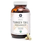 Neurogan Turkey Tail Mushroom Supplement (120 Capsules) - Natural Immune System Booster with 35+ Antioxidants and Polysaccharides, Prevents Cellular Damages - Organic, Non-GMO, Vegan, Gluten Free
