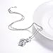 ELDA & CO. Birthday Gifts for Wife March Birthstone Blue Aquamarine Necklace Mom Women Forever Love Infinity Sterling Silver Jewelry