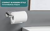 YUET Chrome Wall Mounted Toilet Roll Holder SUS 304 Self Adhesive No Drilling view 9