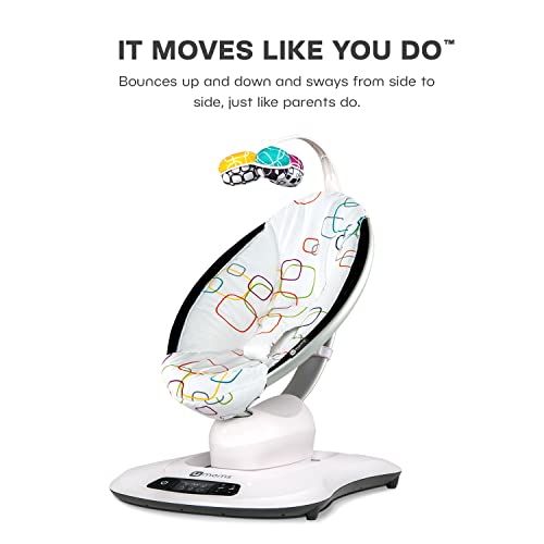 4moms mamaRoo 4 MultiMotion Baby Swing + Safety Strap Fastener