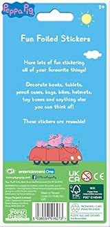 Paper Projects Peppa Pig Pink Sparkly Reusable Stickers Official Licensed view 2