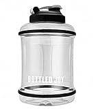 BOTTLED JOY Large Water Jug Half Gallon Water Bottle with Handle, 2.5L 85 oz BPA Free Sports Water Bottle for Outdoor and Home Drinking