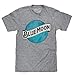Tee Luv Men's Distressed Blue Moon Beer Logo Shirt, Graphite Grey Heather, XL