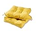 Greendale Home Fashions 20-inch Outdoor Chair Cushion (set of 2), Sunbeam