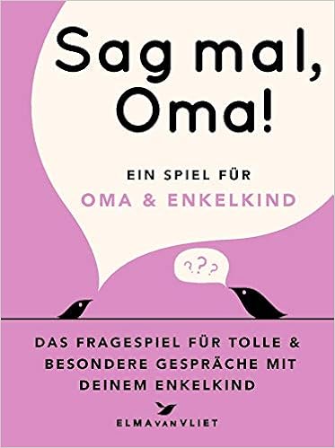 Sag Mal Oma Ein Spiel Fur Oma Und Enkelkind Amazon De Vliet Elma Van Heinemann Ilka Kuhlemann Matthias Bucher