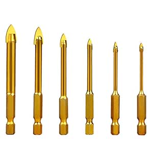 Brocas para Vidrio Azulejos Porcelanico Ceramica, HTBAKOI Broca Taladro