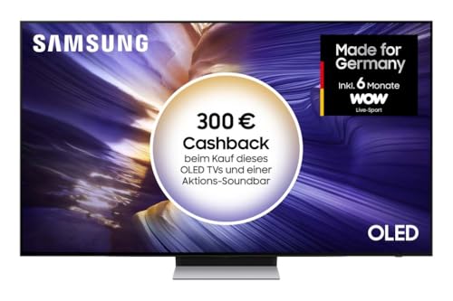 Samsung OLED 4K S90F 77 Zoll (195 cm), UHD Fernseher, NQ4 AI Gen3 Prozessor, OLED HDR+, 4K Upscaling Pro, Dolby Atmos, Gaming Hub, Motion Xcelerator 144Hz, Samsung Vision AI Smart TV 2