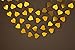 Gold Garland - Party Decoration - Wedding Decorations - Gold Decor - Wedding Decor - Heart Garland - Gold Birthday Garland - Wedding Garland