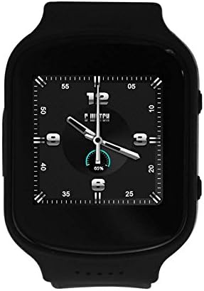 SURMOS Z80 Smart Watch Android 5.1 SOS Smartwatch With 3G wifi Bluetooth GPS NANO SIM Heart Rate Monitor for Men Women(Black)