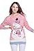 Women's Christmas Cute Reindeer Snowflakes Knitted Sweater Girl Pullover (Medium, 3D Hat)