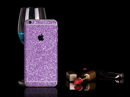 Furivy Bling Sticker for Apple iPhone 6s (4.7") Luxury Sparkle Full Body Decal Glitter Protector Films for iPhone 6s Purple
