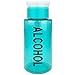 PANA 7 Oz TEAL Alcohol Labeled Liquid Push Down Pump Dispenser Bottle with Flip Top Cap
