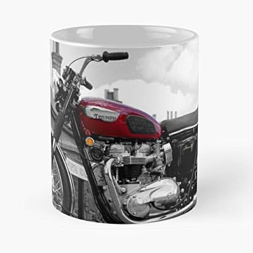 Triumph Motorcycle Transport Coffee Mugs Unique Ceramic