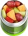 THERMOS FUNTAINER 10 Ounce Stainless Steel Vacuum Insulated Kids Food Jar, Lime Green