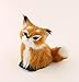 nanguawu Little Fox Sitting Fengshui Learning Resources Miniature Plush Stuffed Animal Toy