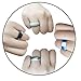 Familamb Silicone Wedding Ring for Men 8 Pack Silicone Wedding Bands 8mm Soft Non-Toxic Skin Safe Material 3 Camo Color Black Grey Light Grey