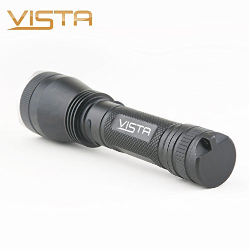Vista 370 Lumen Tactical Flashlight Fully Rechargeable