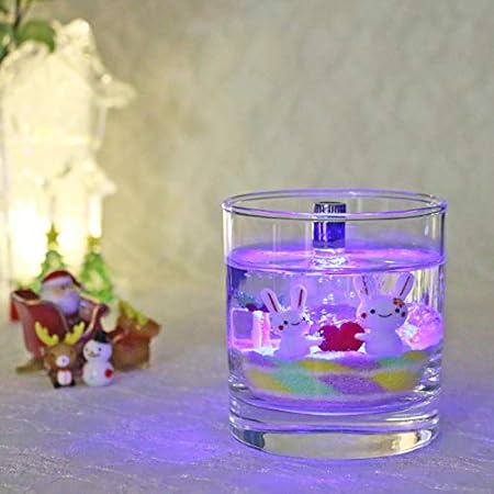 Amazon 自分で作る ウサギのクリスマス Led キャンドルセット ガラス細工2個付 うさぎの親子 プレゼントbox おもちゃ雑貨 おもちゃ