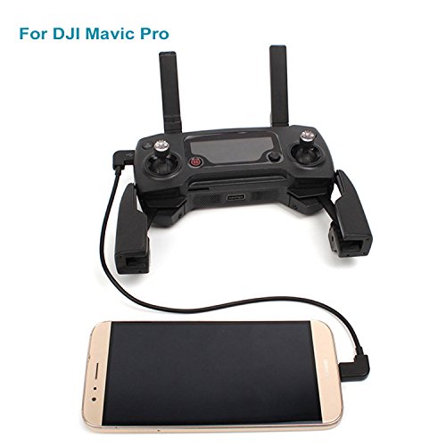 Mavic Pro Mavic Air Spark Cable Threeking DJI Mavic pro/Mavic pro Platinum/Mavic Air/Spark Data Cable Remote Control Date Cable OTG Cable Micro USB to Micro USB 11.8 inch(30 cm) - Thumbnail 4