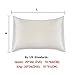 2 Pack Silk Pillowcase for Hair and Skin, Cool for Summer, Silk Pillow Cover Prevents Sleep Wrinkles, 100% 20 Momme Mulberry Pure Silk, Standard 20x26 inch